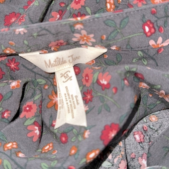 Matilda Jane floral top blouse size medium - Picture 4 of 6
